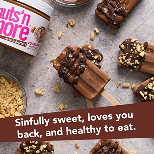Nuts ‘N More Cocoa Hazelnut Butter Spread, All Natural Keto Snac...