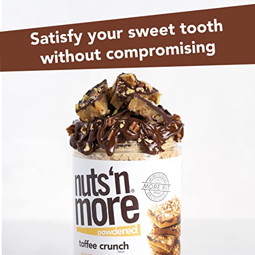 Nuts ‘N More Toffee Crunch Peanut Butter Powder, All Natural Ket