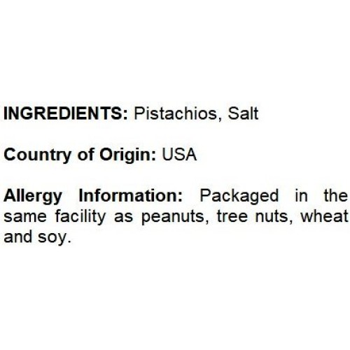 Nuts U.S. – California Piastachios | Roasted &Amp; Salted | No Wax,