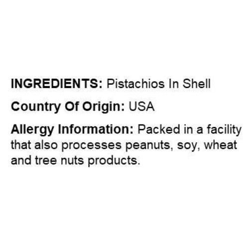 Nuts U.S. – California Pistachios | Roasted &Amp; Unsalted | No Wax,