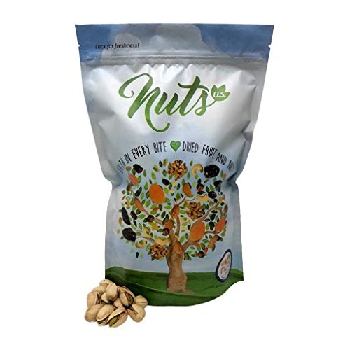 Nuts U.S. – California Pistachios | Roasted &Amp; Unsalted | No Wax,