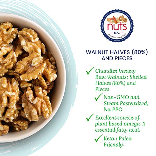 Nuts U.S. – California Walnuts | Shelled Halves 80% And Pieces