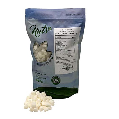 Nuts U.S. – Coconut Chunks | Sweetened |No Artificial Colors Or