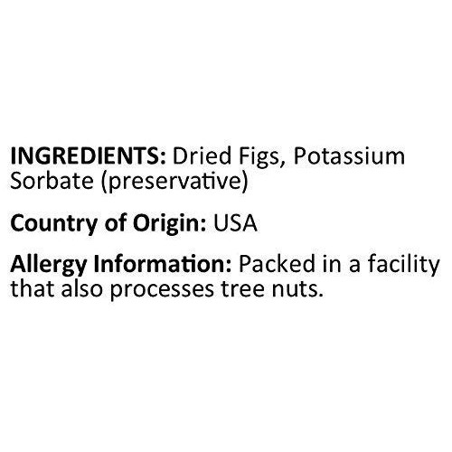 Nuts U.S. - Dried Black Mission Figs 4 Lb
