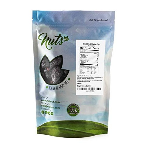 Nuts U.S. - Dried Black Mission Figs 4 Lb