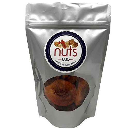 Nuts U.S. - Dried Fancy Peaches, No Added Sugar, Natural!!! 2 Lbs