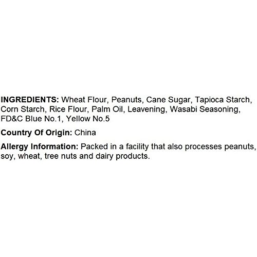 Nuts U.S. - Japanese Coated Peanut Crackers, Wasabi Flavor, No T