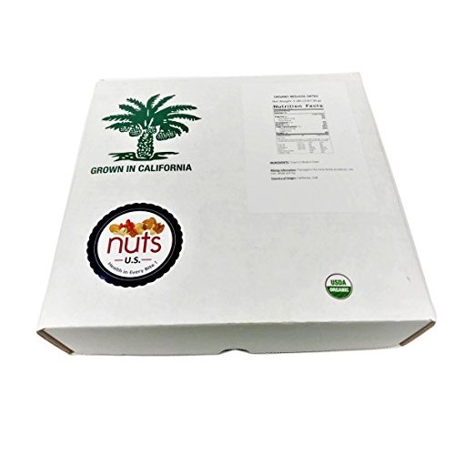 Nuts U.S. - Organic California Medjool Dates 5 Lbs