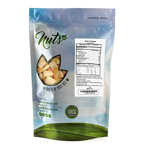 Nuts U.S. - Oriental Rice Crackers In Resealable Bag!!! 2 Lbs