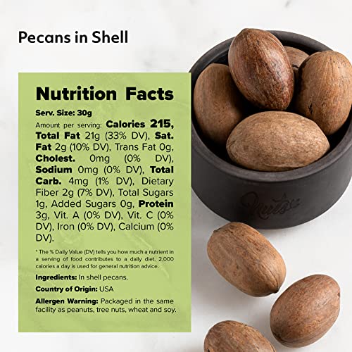 NUTS U.S. - Pecans In shell | Whole, Raw and Unsalted | No Added...
