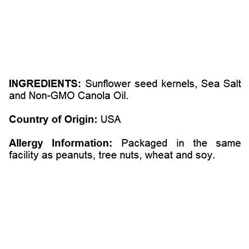 Nuts U.S. – Sunflower Seeds | Roasted And Sea-Salted | No Added