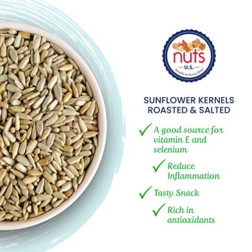 Nuts U.S. – Sunflower Seeds | Roasted And Sea-Salted | No Added