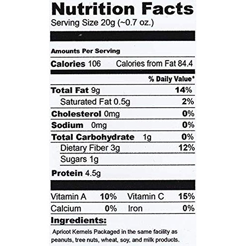 Nuts U.S. - Sweet Raw Apricot Kernels Seeds | Unpasteurized An