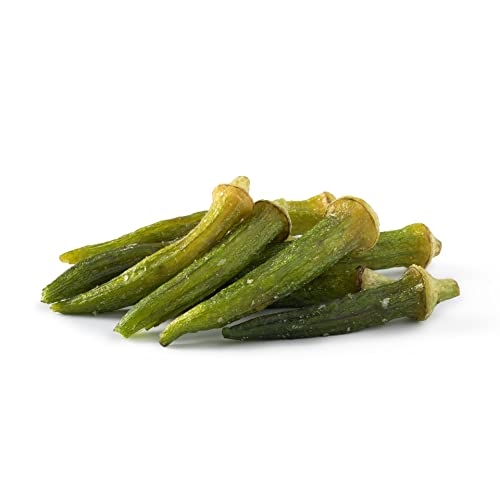 Okra Chips, Sea-Salted, No Color Added, No Sugar Added, Natural,...