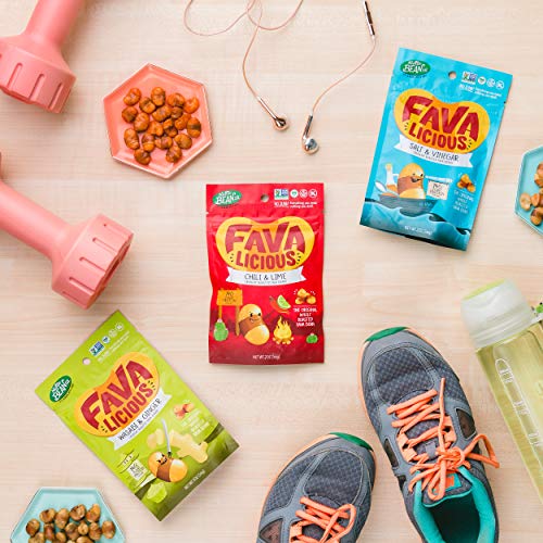Nuttee Bean, Fava Beans Tasty Favalicious Chili And Lime Flavor,