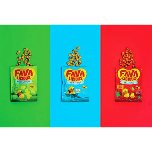 Nuttee Bean, Fava Beans Tasty Favalicious Salt And Vinegar Flavo