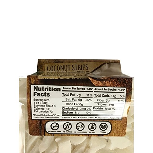 Dried Coconut Strips Chips