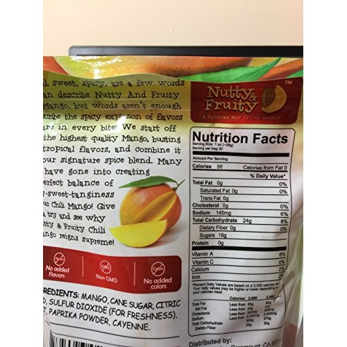 Nutty &Amp; Fruity Chili Mango Gourmet Dried Fruit 30 Oz. 850G