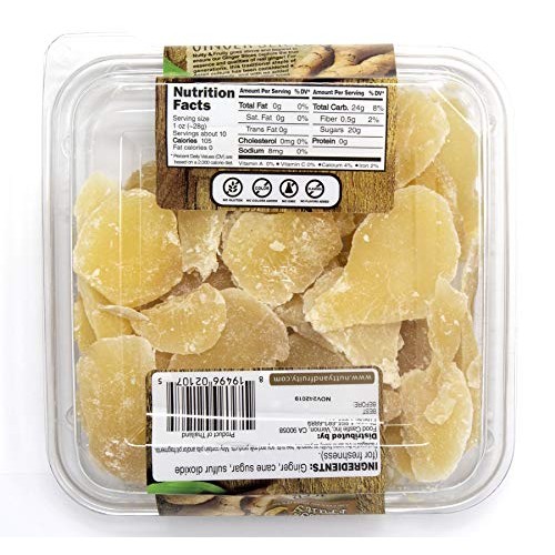 Nutty &Amp; Fruity Dried Ginger Slices, A Great On-The-Go Snack- 2/8