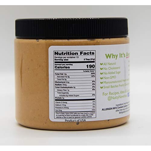 Nutty Novelties Cashew Butter - All-Natural Ingredients, Respons