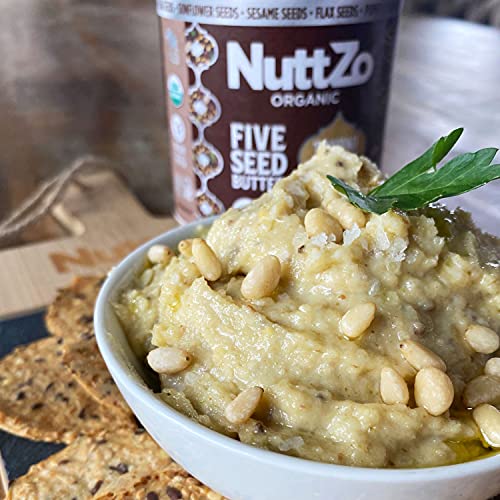 NuttZo Organic Tahini Fusion 5 Seed Butter Spread | Sesame Seeds...