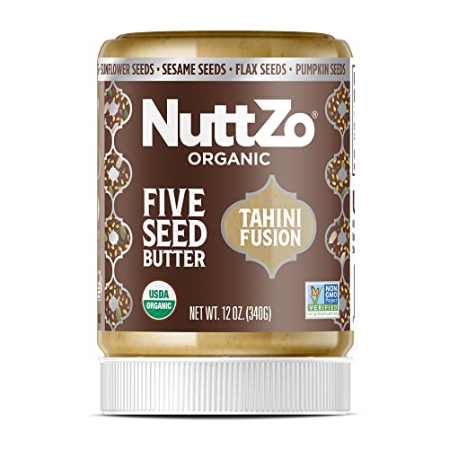 NuttZo Organic Tahini Fusion 5 Seed Butter Spread | Sesame Seeds...