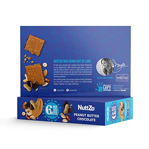 NuttZo Peanut Butter Chocolate: 6 Nut & Seed Butter Chilled Bar ...