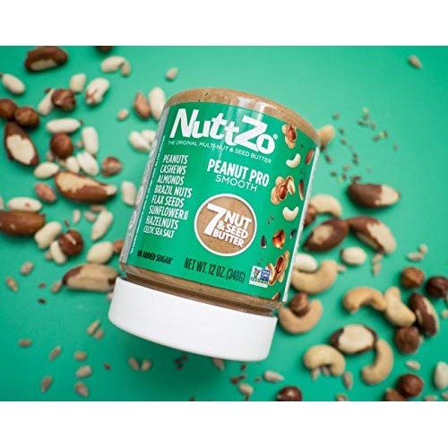Nuttzo Peanut Pro Nut Butter, Smooth, Natural, Seven Nuts &Amp; Seed