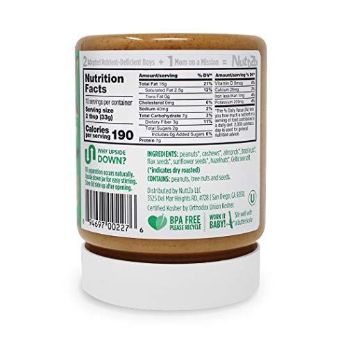 Nuttzo Peanut Pro Nut Butter, Smooth, Natural, Seven Nuts &Amp; Seed