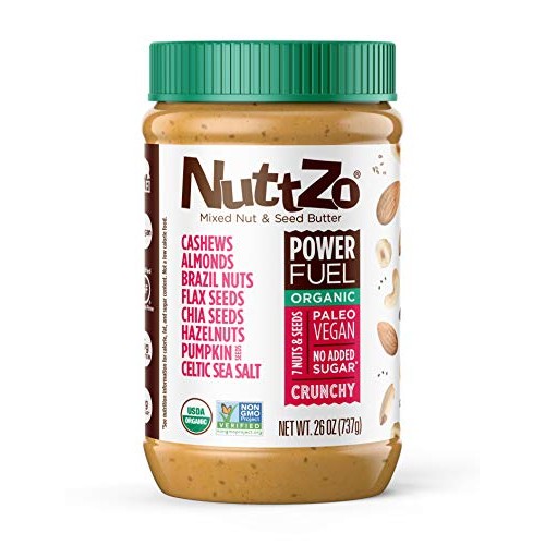 Nuttzo Power Fuel Nut Butter, Crunchy, Organic, Seven Nuts &Amp; See
