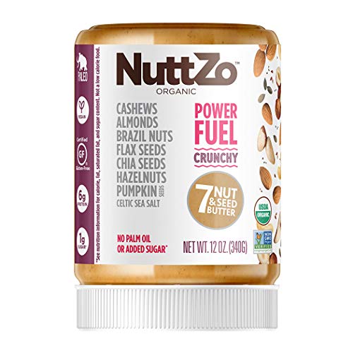 Nuttzo Power Fuel Nut Butter, Crunchy, Organic, Seven Nuts &Amp; See
