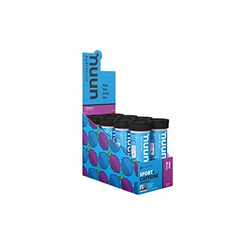 Nuun Sport + Caffeine: Electrolyte Drink Tablets | Wild Berry |