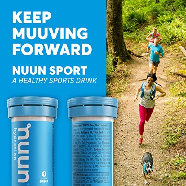 Nuun Sport: Electrolyte Tablets, Effervescent Hydration Suppleme...
