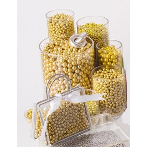 Gold Dragees 8Mm By Ny Cake 4Oz