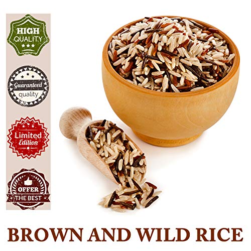 100% Natural Brown And Wild Rice Mix – Healthy Protein &Amp; Fiber R
