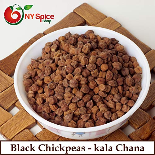 NY SPICE SHOP Kala Chana – 1.5 lbs. Pound Desi Black Chickpeas...