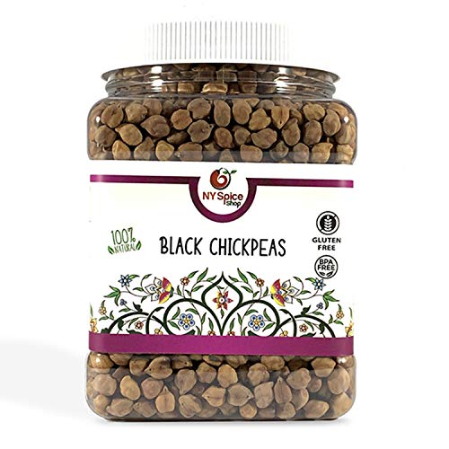 NY SPICE SHOP Kala Chana – 1.5 lbs. Pound Desi Black Chickpeas...