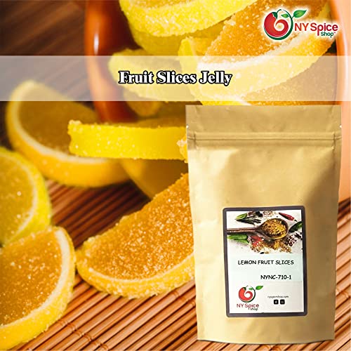 NY SPICE SHOP Jelly Fruit Slices Lemon Jelly Fruit Slices Jell...