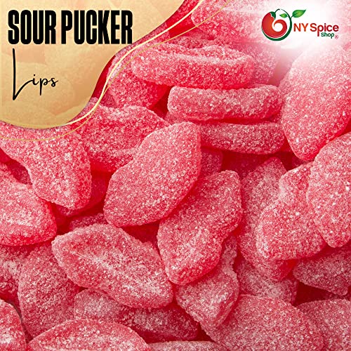 Ny Spice Shop Sour Pucker Gummy Lips Candy – Lickey Lips Strawbe