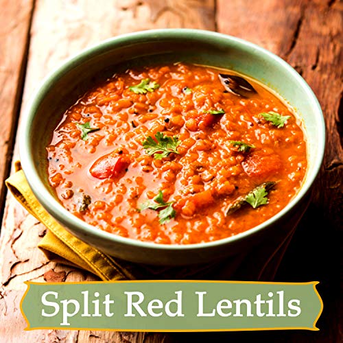 100% Natural Split Red Lentils - Protein Vitamins &Amp; Fibre-Rich M