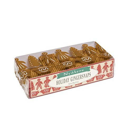 Nyakers Swedish Ginger Snaps Holiday Gift Box, Original, 13.05 O