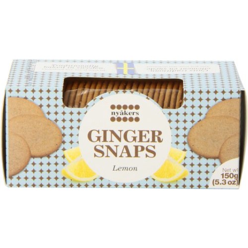 Nyakers Swedish Lemon Ginger Snaps | Nyakers Ginger Snaps Lemon