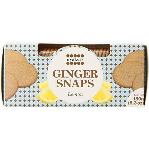 Nyakers Swedish Lemon Ginger Snaps | Nyakers Ginger Snaps Lemon
