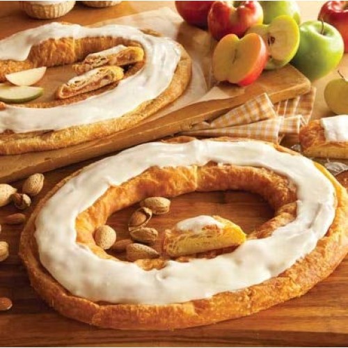 Danish Kringle Pair Apple and Almond