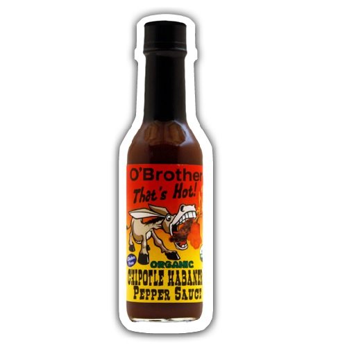 O Brothers Organic Hot Sauce Chipotle Habanero, 5 Fz