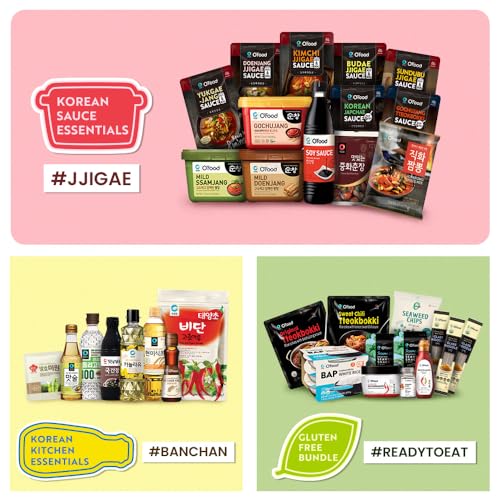 OFood Box Korean Sauce Essentials Bundle, All In One Ingredient...