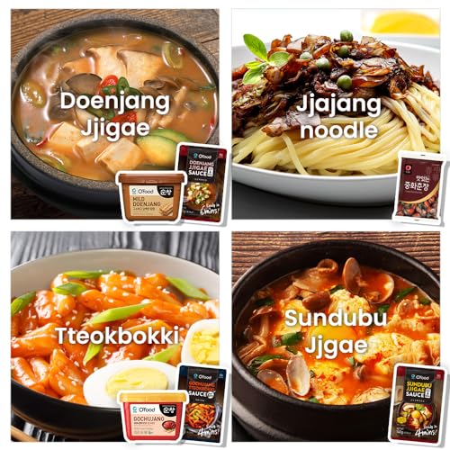 OFood Box Korean Sauce Essentials Bundle, All In One Ingredient...