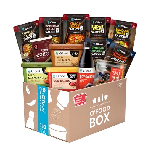 OFood Box Korean Sauce Essentials Bundle, All In One Ingredient...