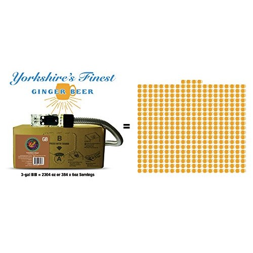 Bar Beverages Yorkshires Finest Craft Ginger Beer 3 Gallon Bag