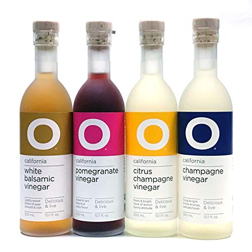 O Olive Oil Vinegar 4 Variety Pack - Citrus Champagne Vinegar, P